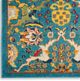 Nourison Home™ Allur Turquoise Ivory 5'x7' Area Rug-2