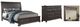 Bernards Bellamy Lane 3-Piece Dark Brown Queen Sleigh Bed Set-0