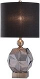 Harp & Finial® Richmond Brass/Smoke Table Lamp-1
