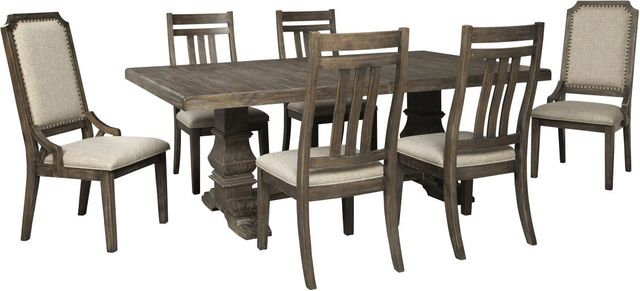 Signature Design by Ashley® Wyndahl Rustic Brown Dining Room Extension Table-3