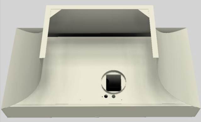 Vent-A-Hood® Designer Series 48" Biscuit Wall Mounted Range Hood-1