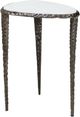 Uttermost® Arnold Marble Top Side Table with Dark Bronze Base-0