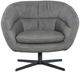 Hooker® Furniture CC Mina Buckskin Dark Gray Swivel Chair-1