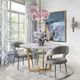 TOV Furniture Rocco Slub Grey Dining Chair-4
