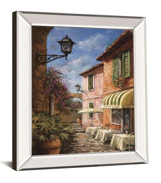 Classy Art Through the Archway by Surridge, M Mirrored Frame Wall Art-1