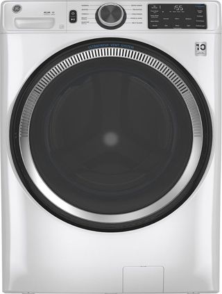 GE® 5.5 Cu. Ft. White Front Load Washer