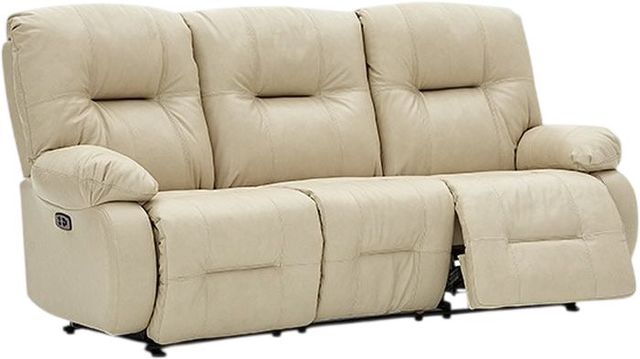 Best® Home Furnishings Customizable Brinley Power Reclining Space Saver® Sofa with Tilt Headrest-1