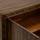 Bassett Mirror Claudia Rich Brown Zebrano Hall Cabinet-4