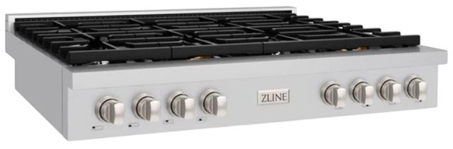 ZLINE Paramount 48" Stainless Steel Gas Cooktop-1