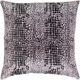 Surya Safari Black 20"x20" Toss Pillow with Polyester Insert-0