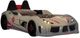 Furniture of America® Trackster White Twin Car Bed-0