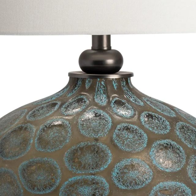 Crestview Collection Simons Blue Table Lamp with Night Light-2