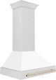 ZLINE Autograph Edition 48" White Matte Wall Mounted Range Hood-4