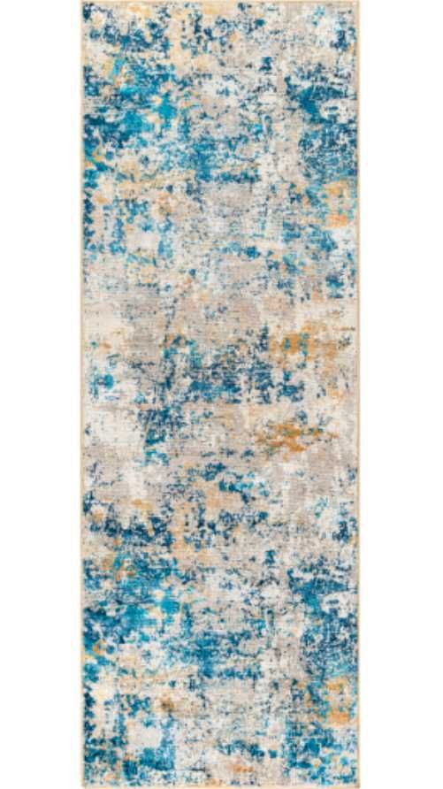 Surya Jefferson Beige/Blue 4'x6' Area Rug-1