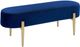 Mazin Furniture Cara Navy Accent Bench-1
