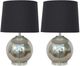 Decor-Rest® Furniture LTD Pluto 2-Piece Polished Mercury Table Lamp Set-0