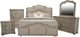 Vintage Furniture Loretta King Panel Bed-3
