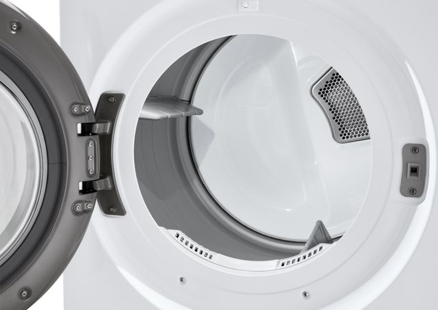 LG 4.5 Cu. Ft. Washer, 7.4 Cu. Ft. Gas Dryer White Front Load Stack Laundry-5