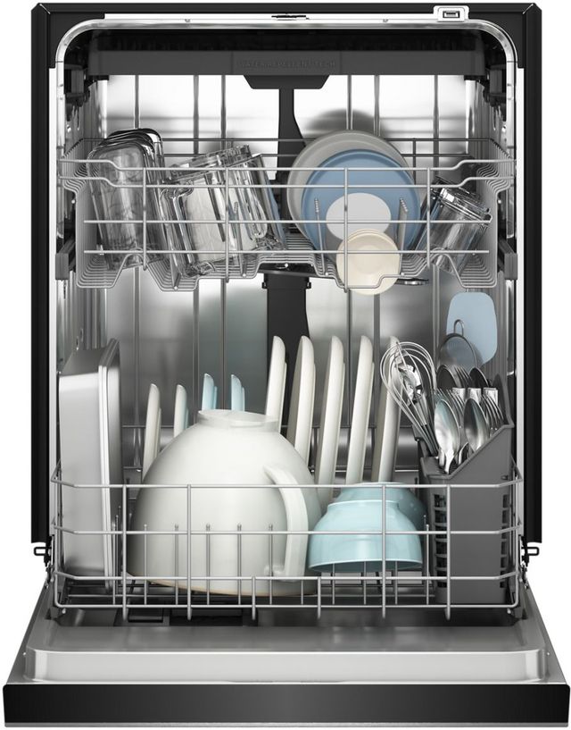 KitchenAid® 24" Juniper Third Level Jet Rack Front Control Built-In Dishwasher with 40+ Total Wash Jets-2