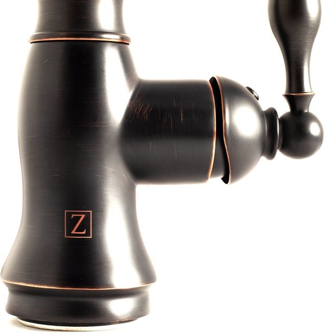 ZLINE Rembrandt Oil Rubbed Bronze Single Handle Kitchen Faucet and Side Sprayer-4