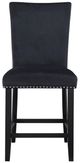Global Furniture USA D04 2-Piece Black Bar Stool Set-0