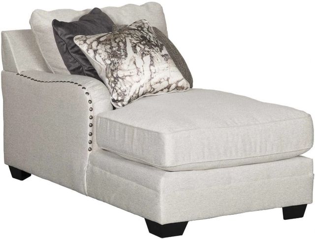 Benchcraft® Dellara 4-Piece Chalk Left-Arm Facing Sectional with Corner Chaise-1