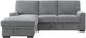 Homelegance® Morelia 2-Piece Gray Left Arm Facing Sectional with Pull-out Bed and Hidden Storage -0