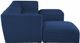 Meridian Furniture Miramar 6-Piece Navy Modular Sectional Sofa Set-2
