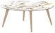 Canadel Customizable Accent Vogue Marble Top Coffee Table-0