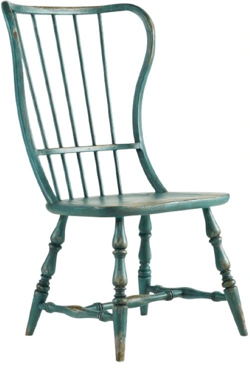 Hooker® Furniture Sanctuary Sky High Azure Blue Spindle Dining Side Chair-0