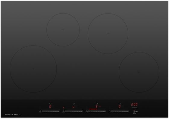 Fisher & Paykel Series 9 30" Black Glass Induction Cooktop