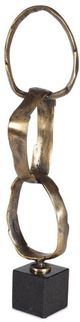 Uttermost® Loopform Hand-Finished Brass Ring Sculpture-3