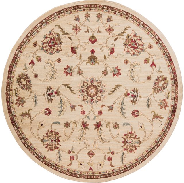 Surya Riley Tan 8' Round Rug-0