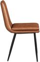 Coaster® Ortega 2-Piece Black/Coffee Upholstered Dining Side Chair Set-4
