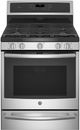 GE Profile™ Series 30" Stainless Steel Dual Fuel Free Standing Convection Range-1