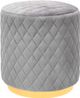 TOV Furniture Abir Grey Ottoman-0