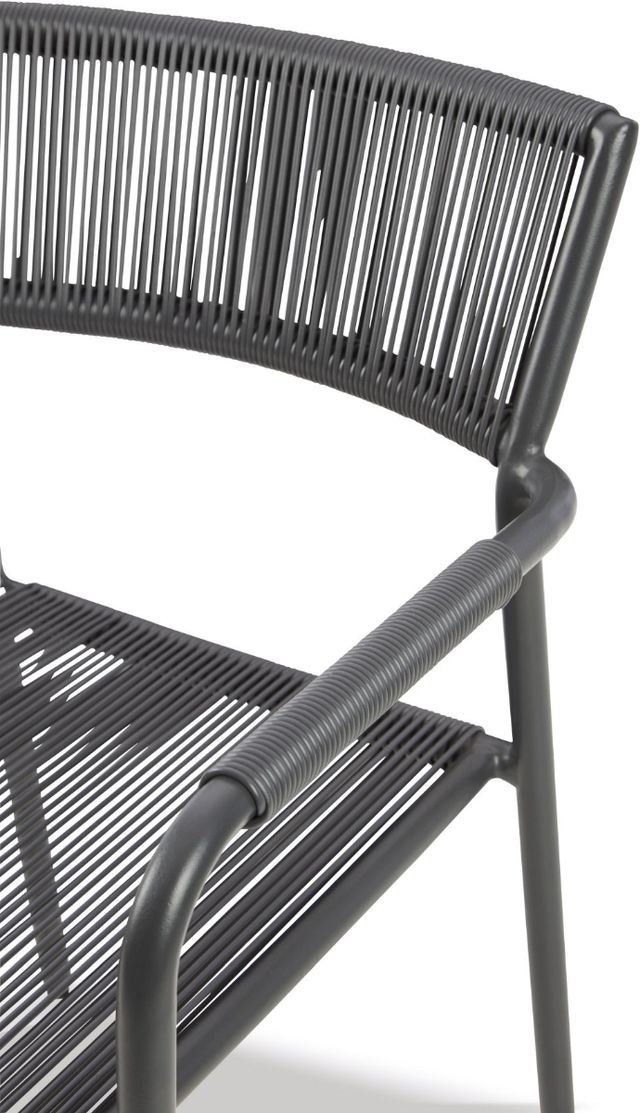 Signature Design by Ashley® Crystal Breeze 3-Piece Gray Table and Chair Set-3