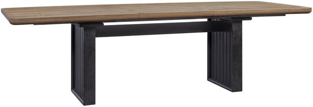 Bernards Elure Latte Double Pedestal Table-0