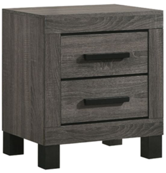American Wholesale Furniture Salt Creek Distressed Gray Nightstand-0