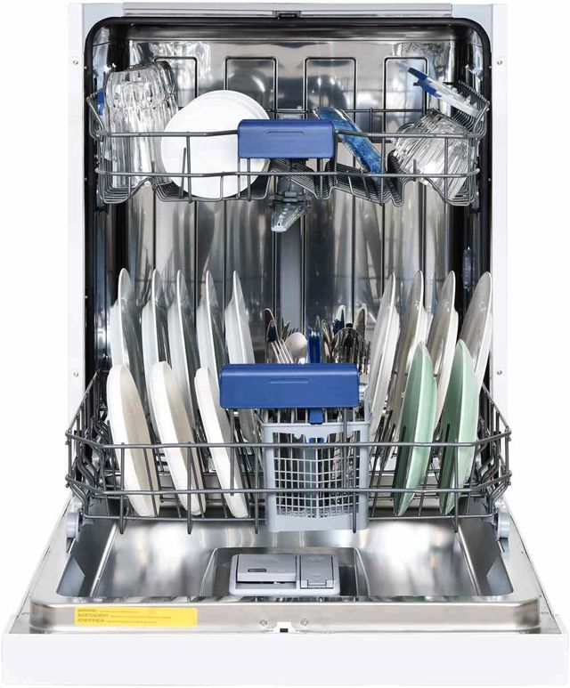 Danby® 24" White Front Control Built In Dishwasher-3