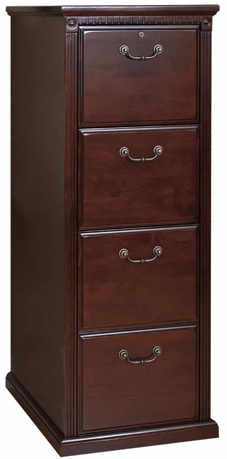 Martin Furniture Huntington Vibrant Cherry 4-Drawer File Cabinet-0