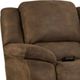 HomeStretch Explorer Espresso Power Reclining Loveseat with Console-1