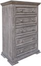 International Furniture Direct Terra Gray 4-Piece Weathered Gray Eastern King Bedroom Set-2