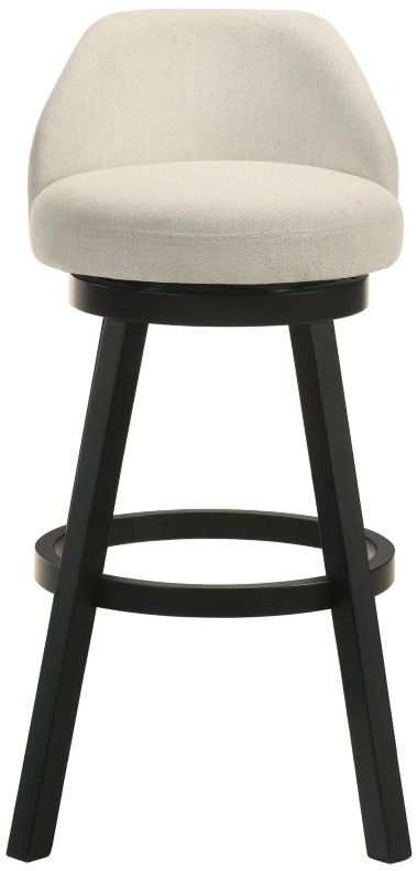 Armen Living Erika Black/Cream Barstool-2