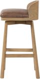 Four Hands Cloris Palermo Cigar Swivel Bar and Bar Stool-3