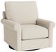 Bassett® Furniture Customizable Benchmade Premier Roll Arm Swivel Chair-0