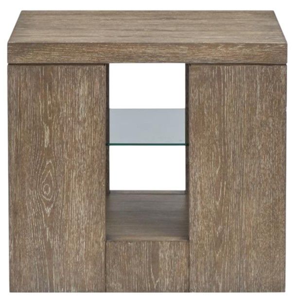 Magnussen Home® Conway Spiced Brown Rectangular End Table-2
