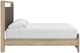 Signature Design by Ashley® Kinlanni Tan King Upholstered Platform Bed-3