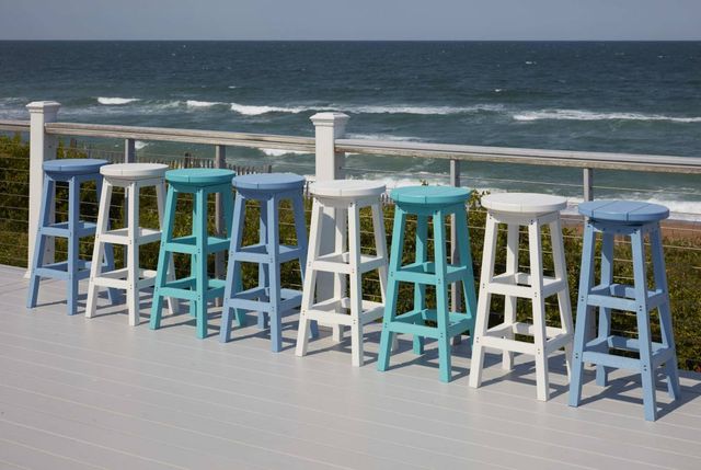 C.R. Plastic Generation Line Aqua 31" Swivel Bar Stool-2