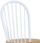 John Thomas Furniture® Dining Essentials Natural/White Windsor Chair-1